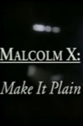 Malcolm X: Make It Plain poster