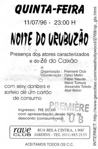 Noite do Urubuzão Humano poster