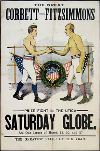 The Corbett-Fitzsimmons Fight poster