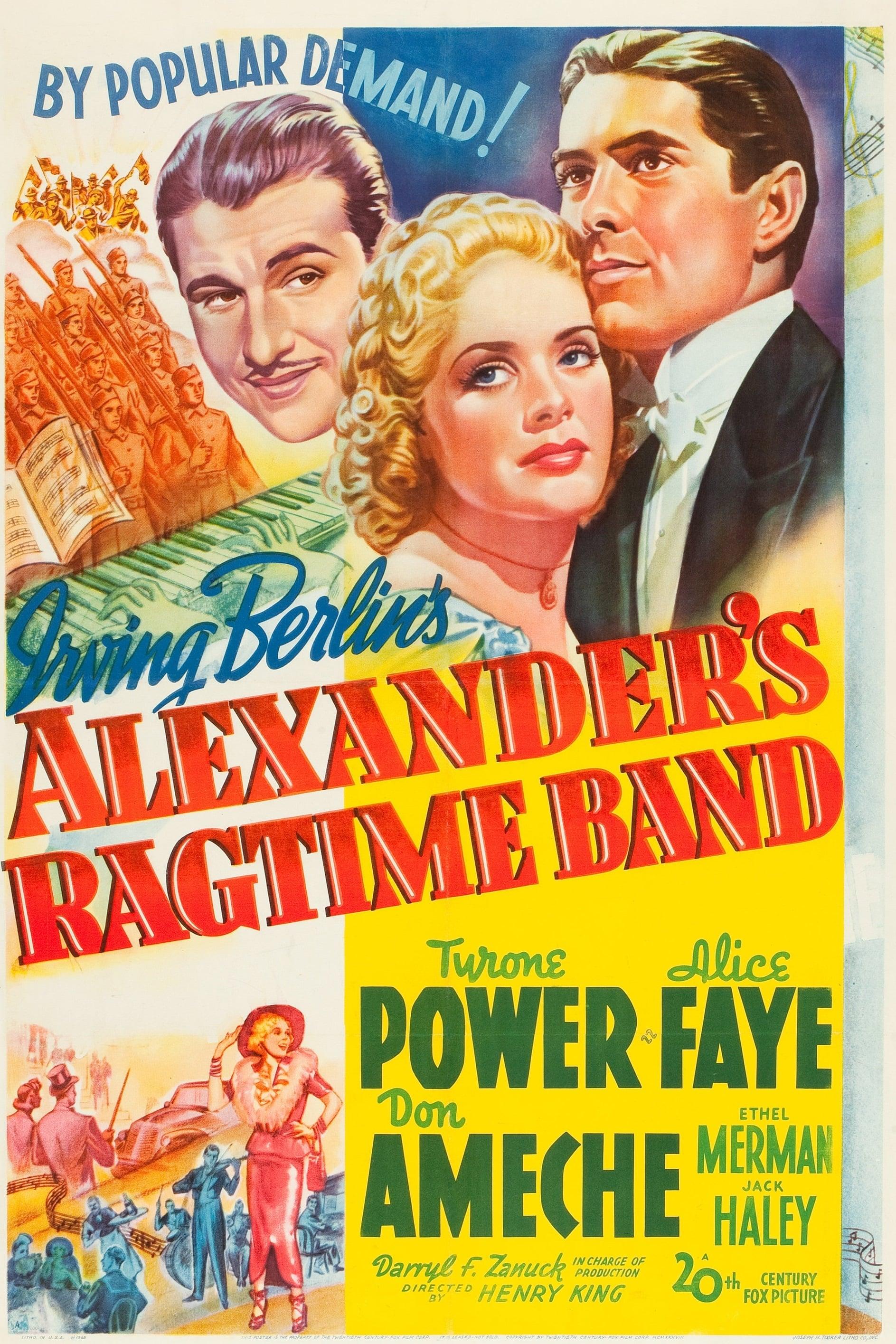 Alexander's Ragtime Band poster