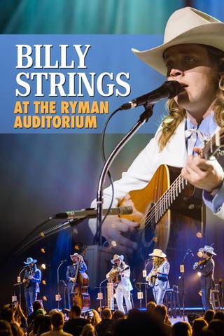 Billy Strings | At the Ryman Auditorium poster
