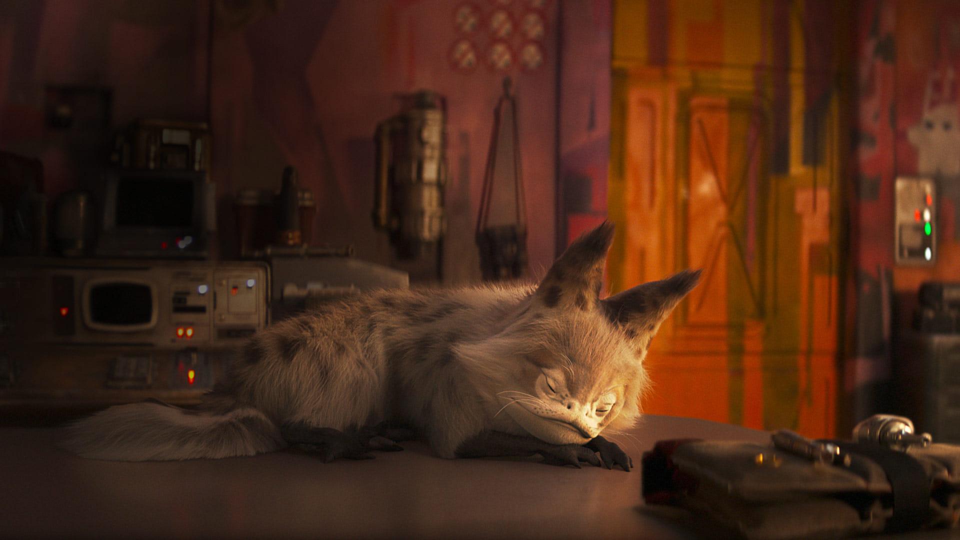 Star Wars: Ahsoka - Sabine's Loth-Cat backdrop