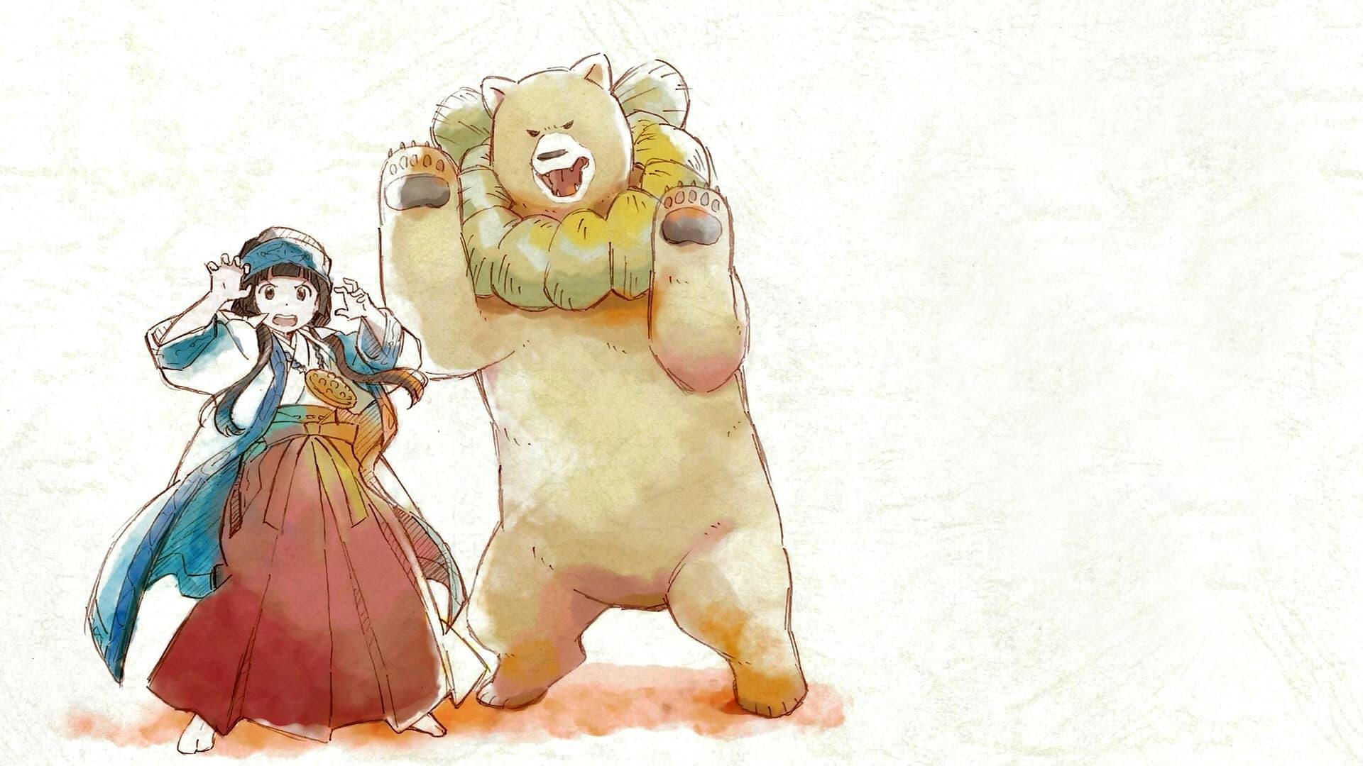Girl Meets Bear backdrop