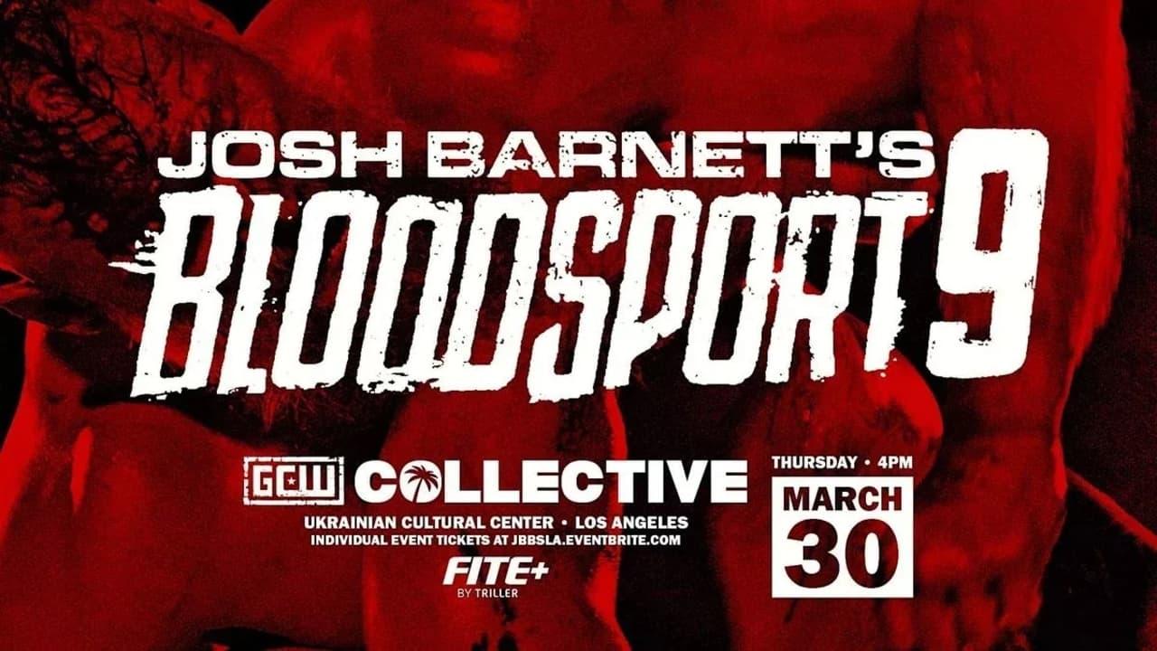GCW Josh Barnett's Bloodsport 9 backdrop