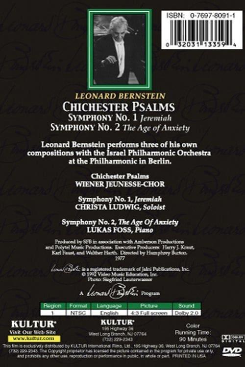 Leonard Bernstein: Chichester Psalms Symphony No's 1 & 2 poster