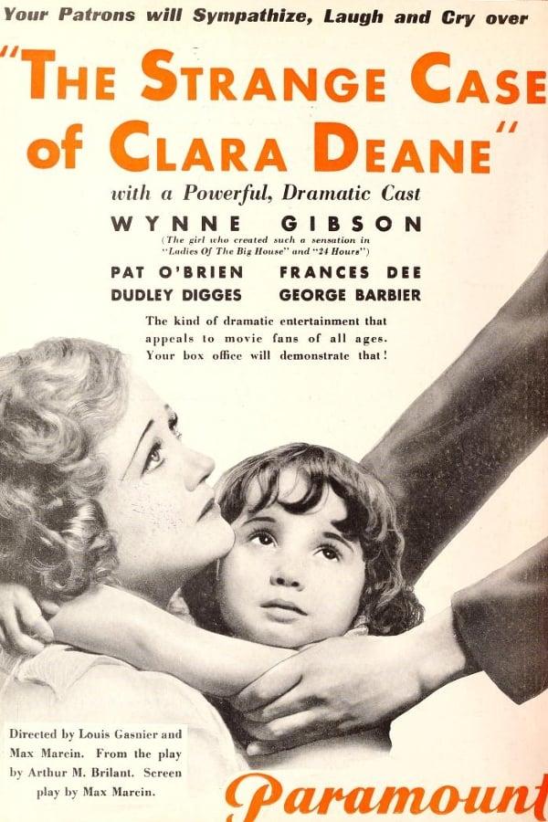 The Strange Case of Clara Deane poster