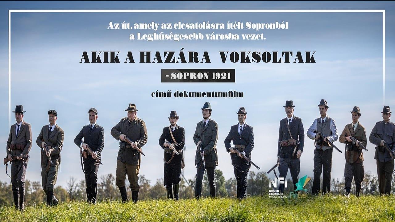 Akik a hazára voksoltak - Sopron 1921 backdrop