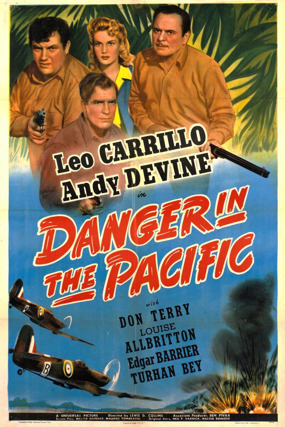 Danger in the Pacific poster