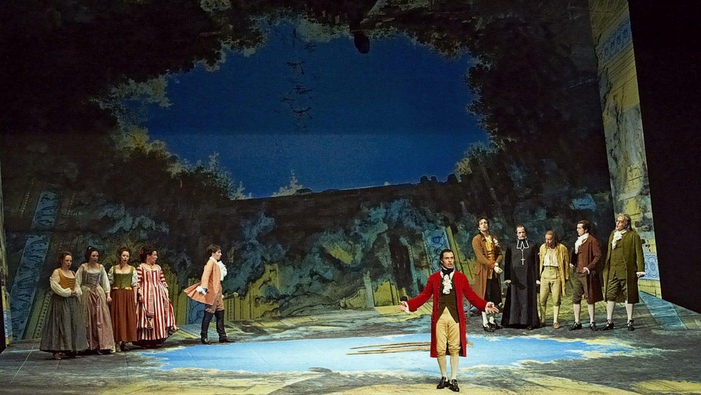 Le Nozze di Figaro - Wiener Staatsoper backdrop