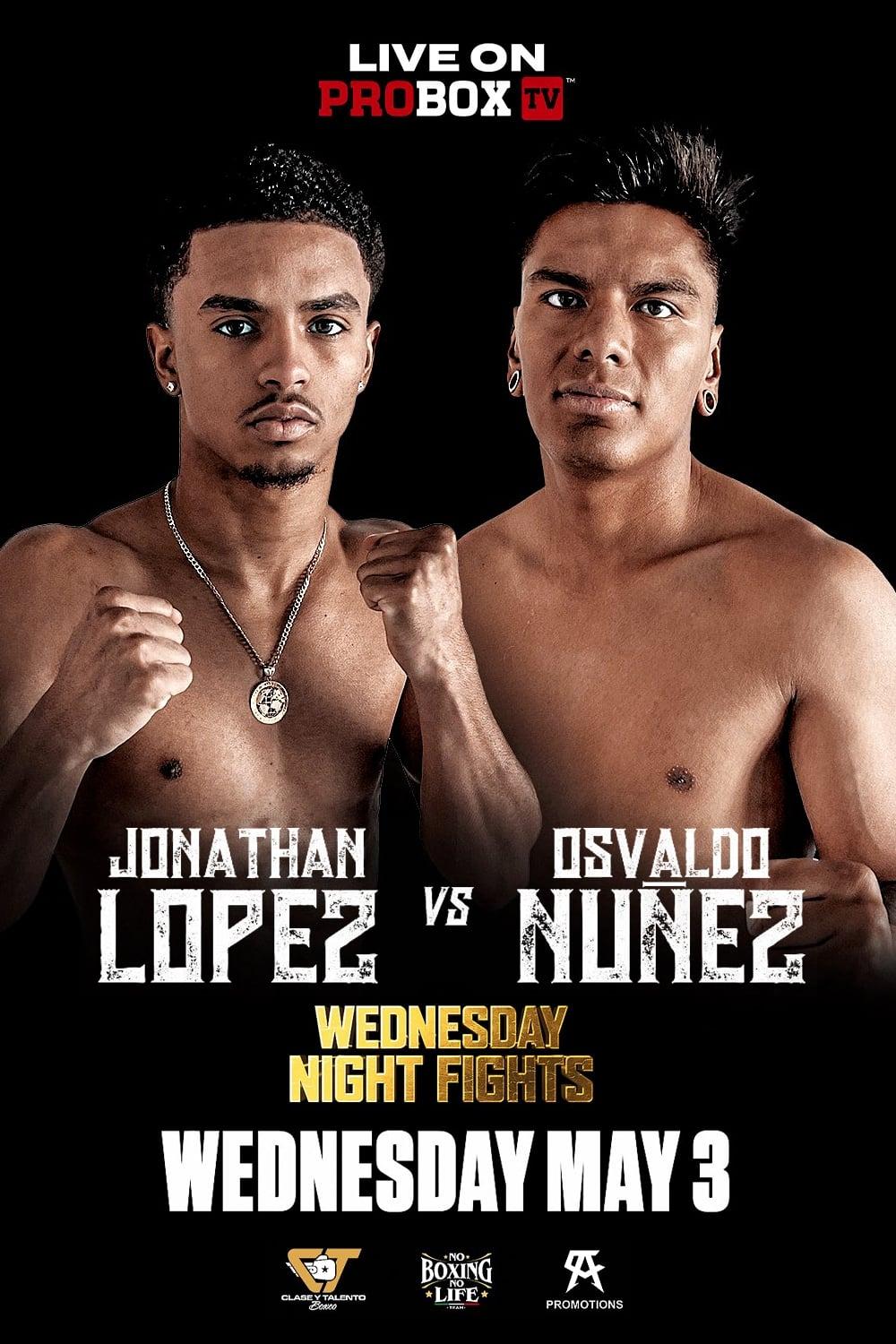 Jonathan Lopez vs. Osvaldo Nunez poster