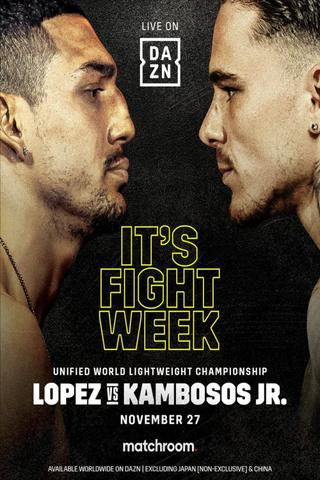 Teofimo Lopez vs. George Kambosos Jr poster