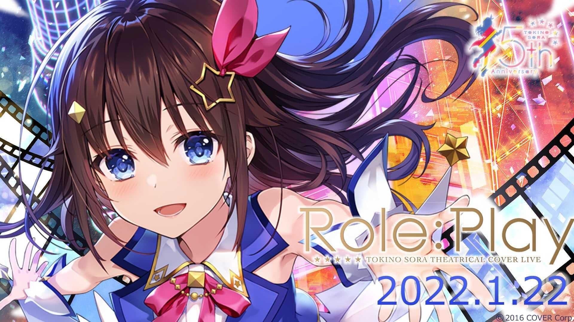 Tokino Sora Theatrical Cover Live "Role:Play" backdrop