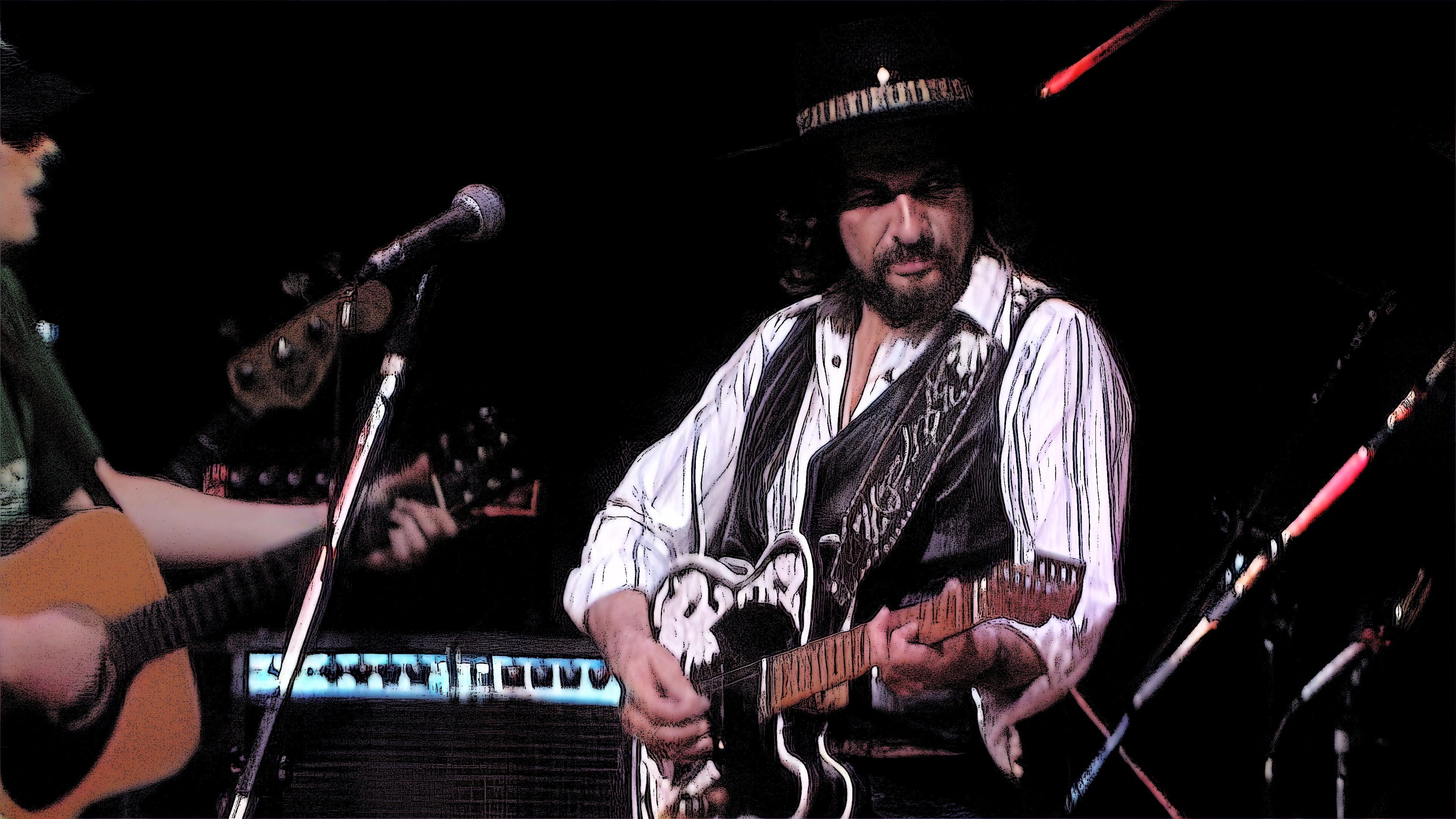 Waylon Jennings - The Lost Outlaw Performance backdrop