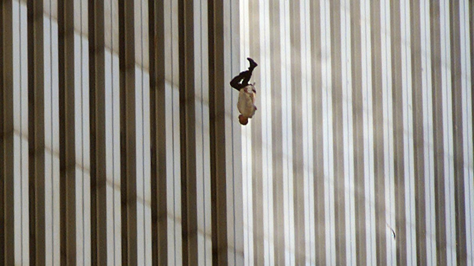 9/11: The Falling Man backdrop