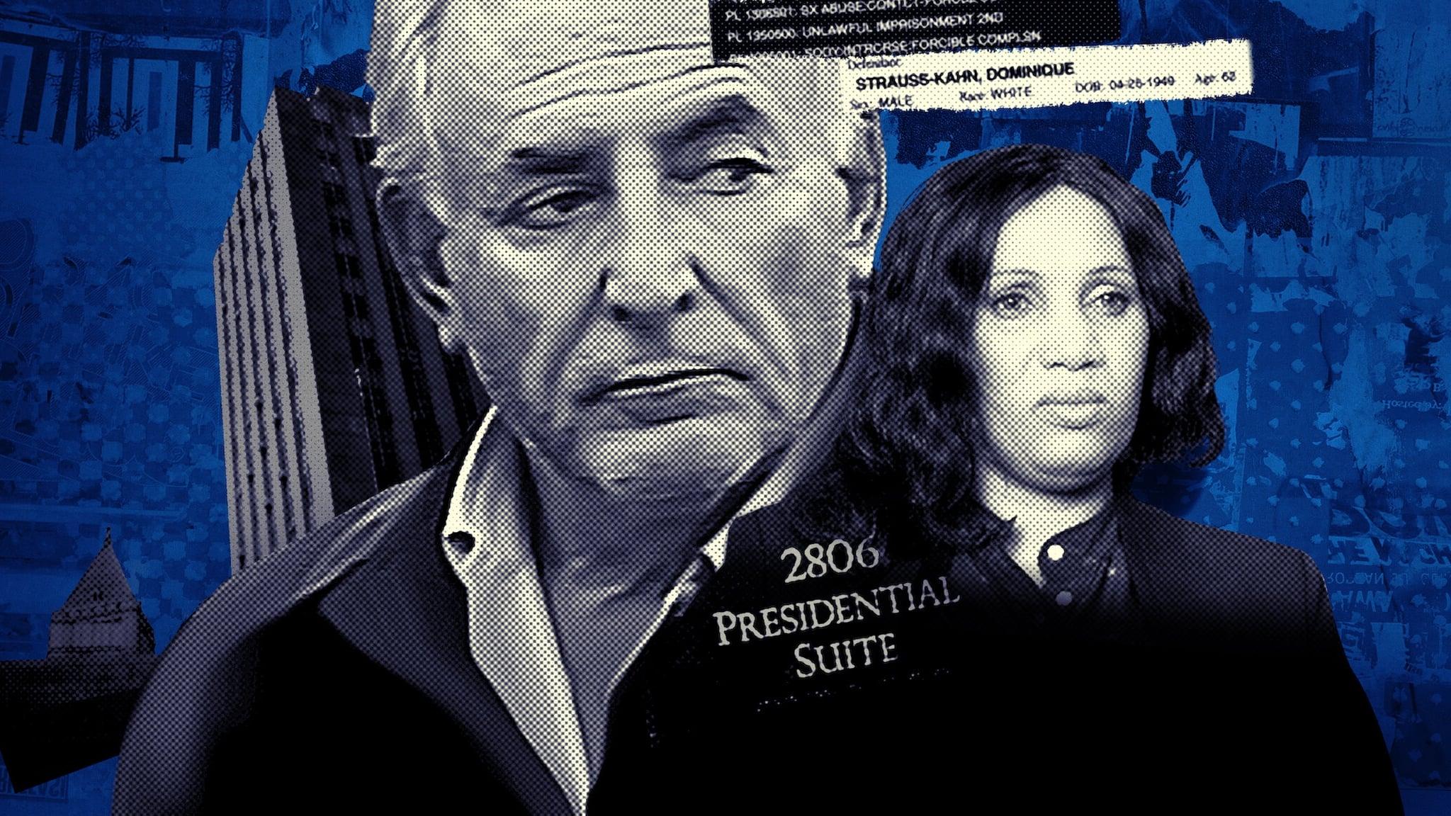 Dominique Strauss-Kahn backdrop