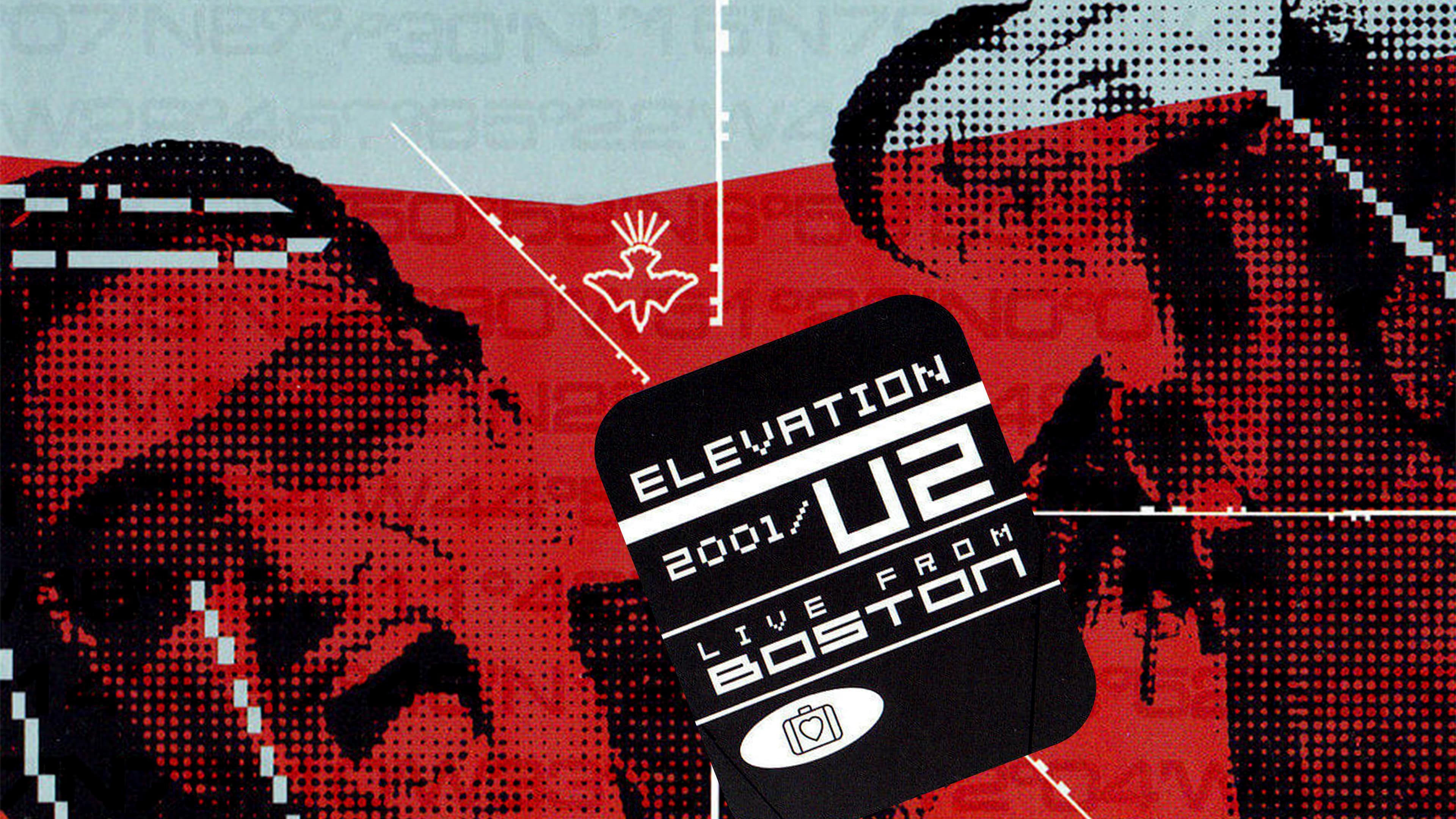 U2: Elevation 2001 - Live from Boston backdrop