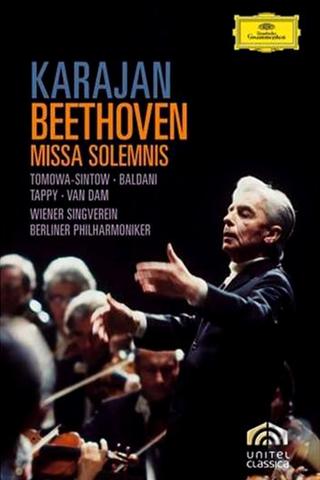 Beethoven · Missa Solemnis (Berliner Philharmoniker, Herbert von Karajan) poster