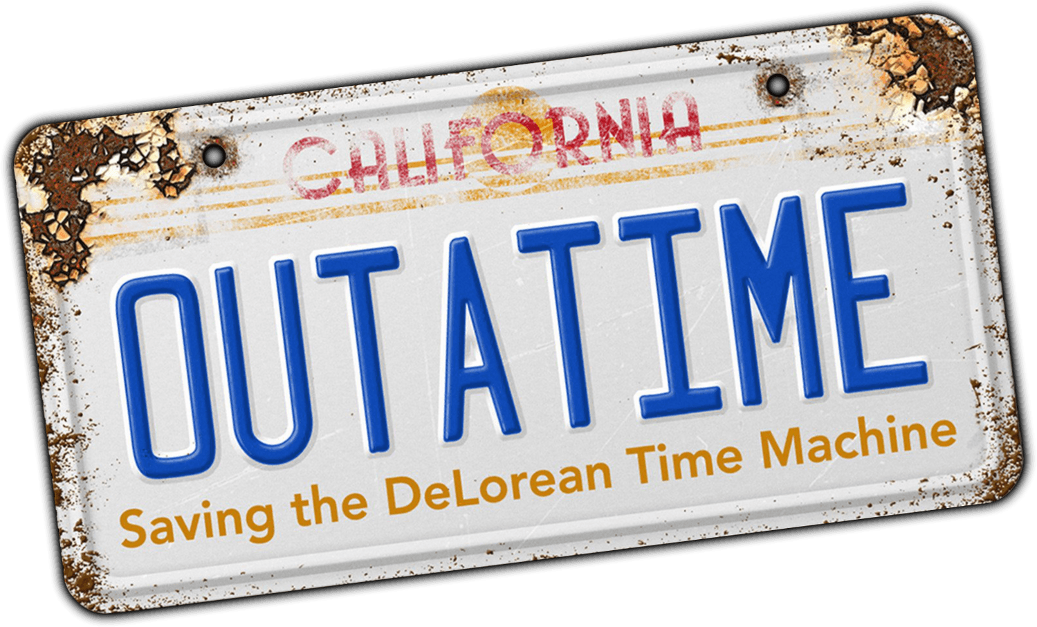 Outatime: Saving the DeLorean Time Machine logo