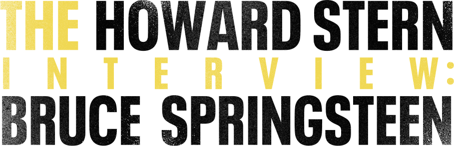The Howard Stern Interview: Bruce Springsteen logo