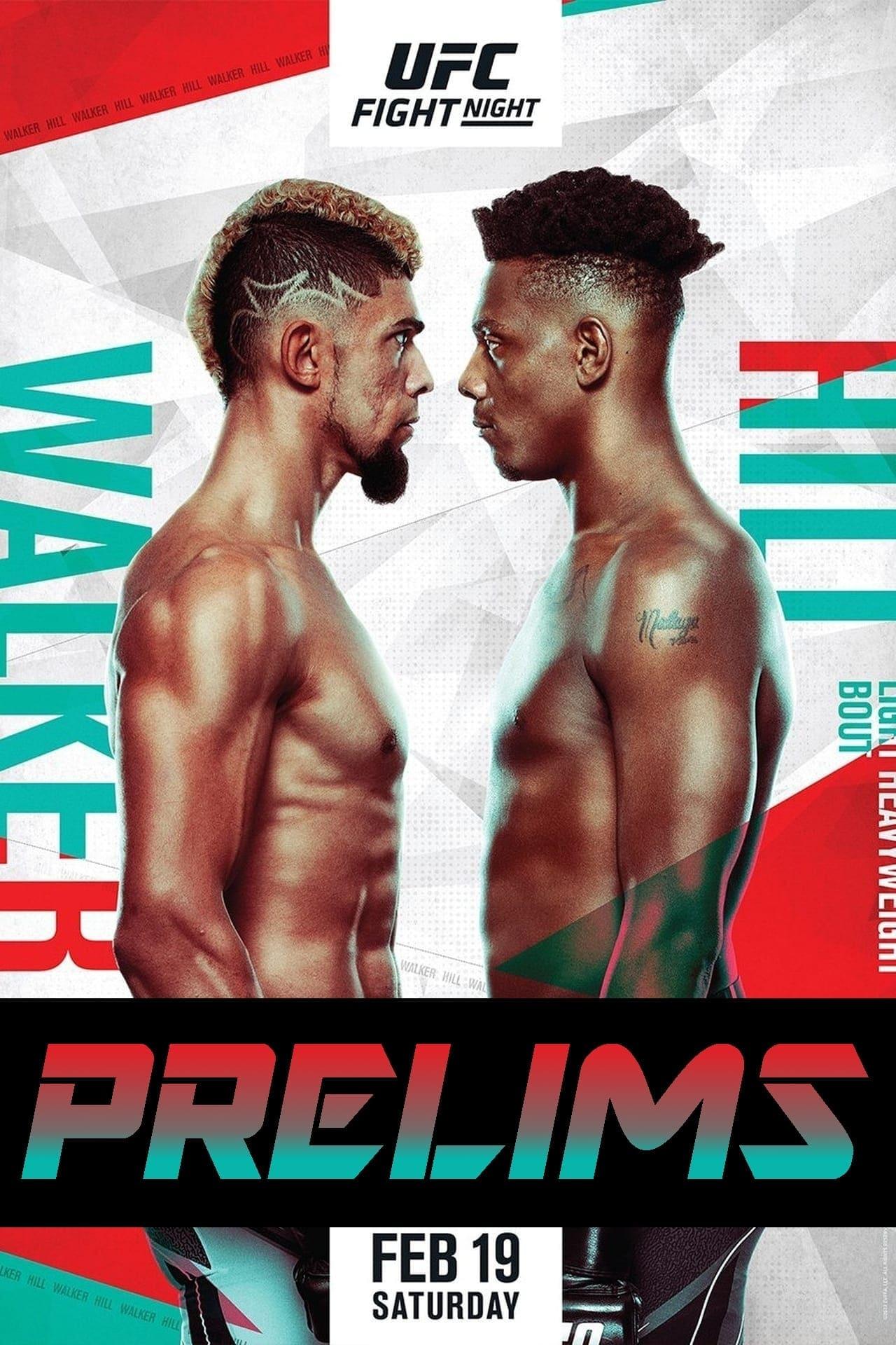 UFC Fight Night 201: Walker vs. Hill poster