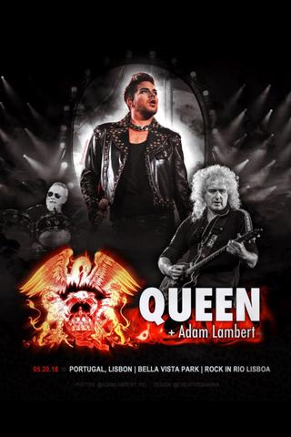 Queen & Adam Lambert: Rock in Rio (Lisboa) poster