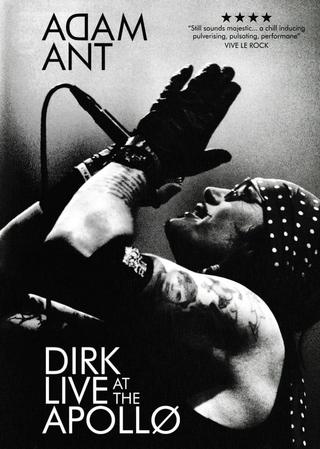 Adam Ant: Dirk Live at the Apollo poster