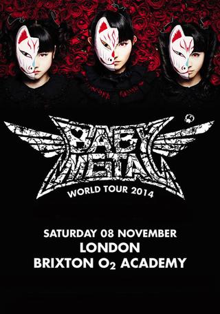Babymetal - Live at Academy Brixton: World Tour 2014 poster
