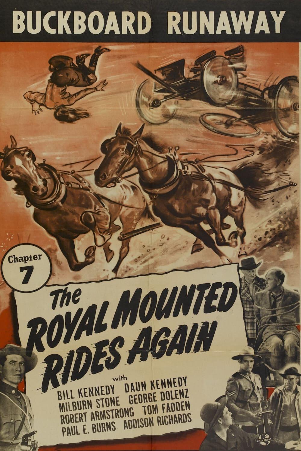 The Royal Mounted Rides Again poster