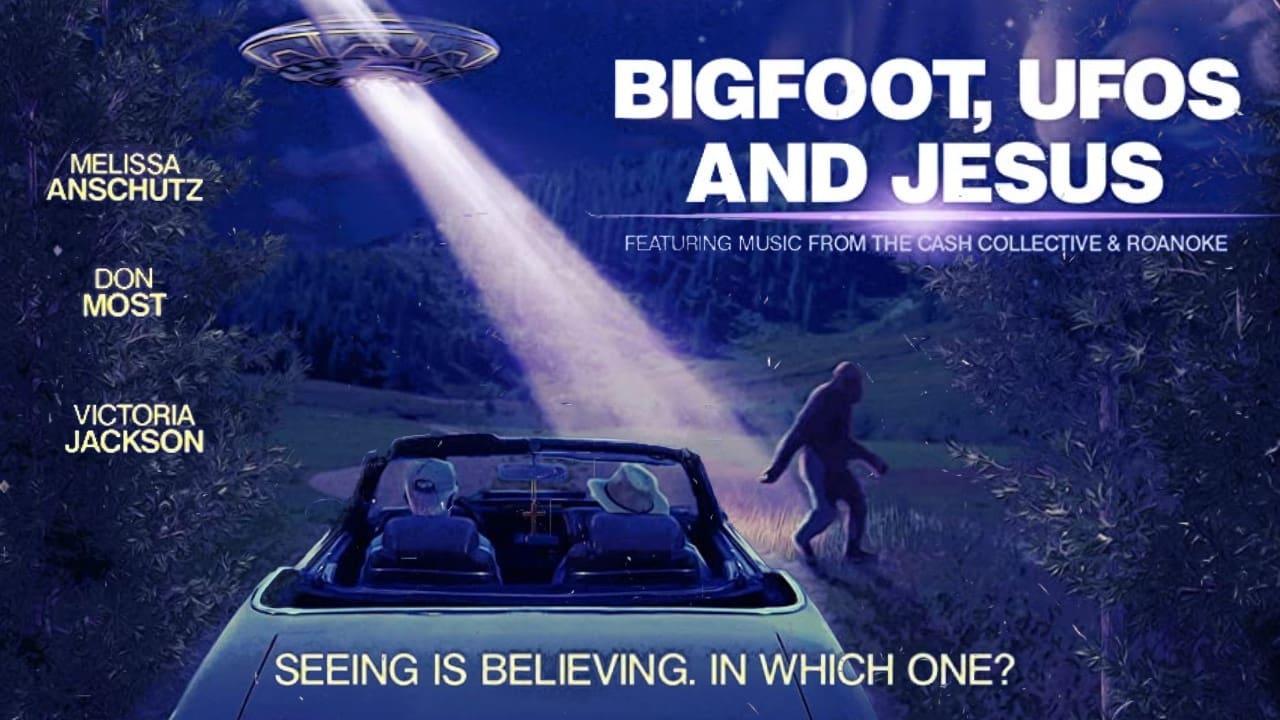 Bigfoot, UFOs and Jesus backdrop