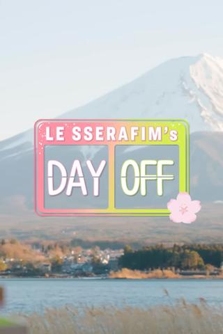 LE SSERAFIM's DAY OFF poster