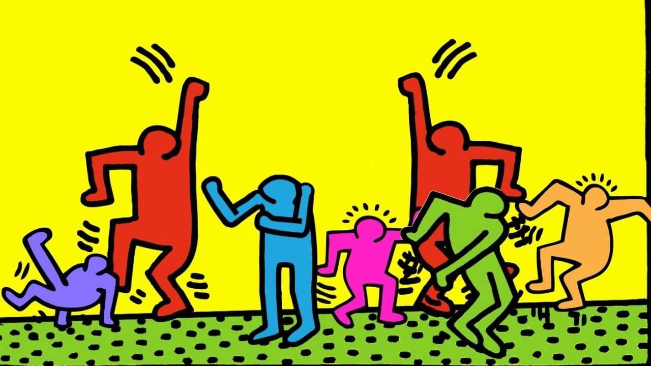 Drawing the Line: A Portrait of Keith Haring backdrop