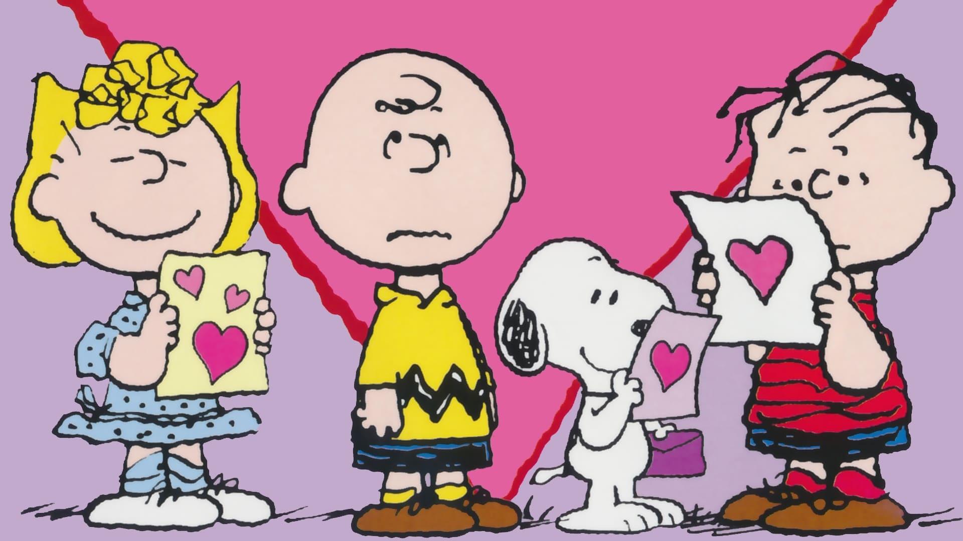 A Charlie Brown Valentine backdrop