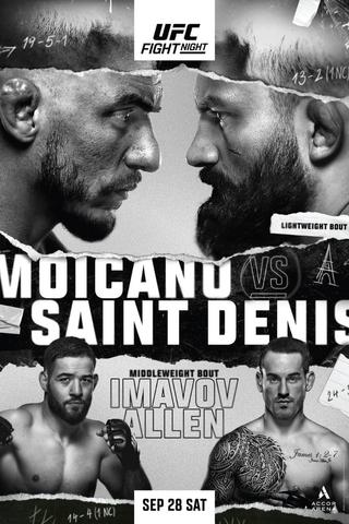 UFC Fight Night 243: Moicano vs. Saint Denis poster