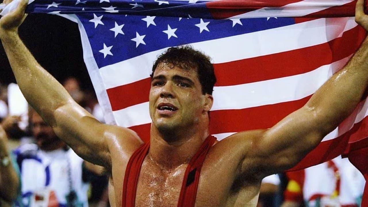 Biography: Kurt Angle backdrop