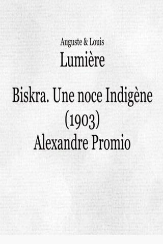 Biskra : une noce indigène poster