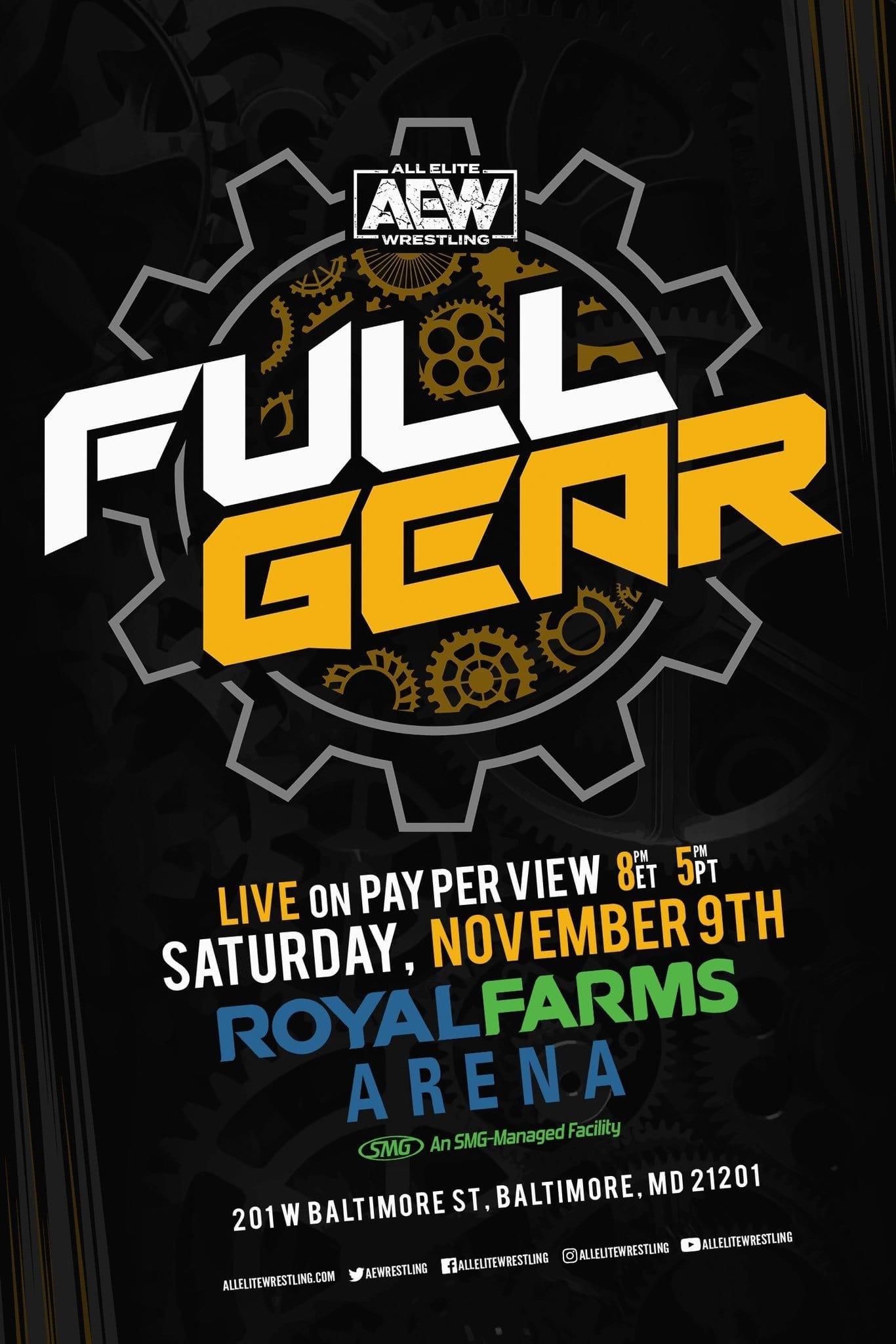 AEW Full Gear poster