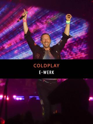 Coldplay - E-Werk Köln 2012 poster