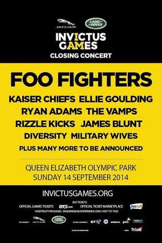 Foo Fighters - Invictus Games Closing Ceremony poster