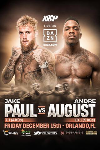 Jake Paul vs. Andre August poster