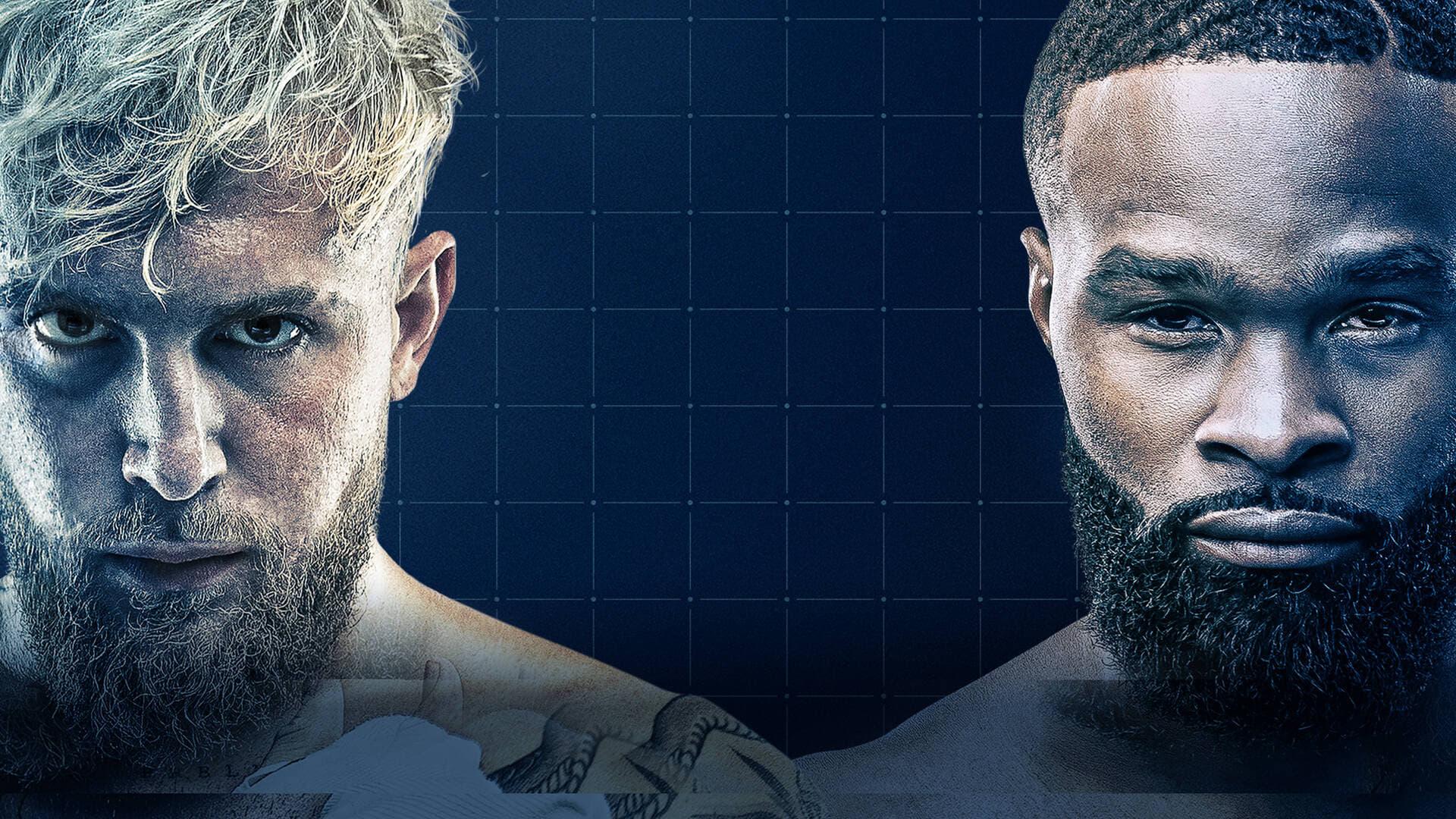 Jake Paul vs. Tyron Woodley backdrop