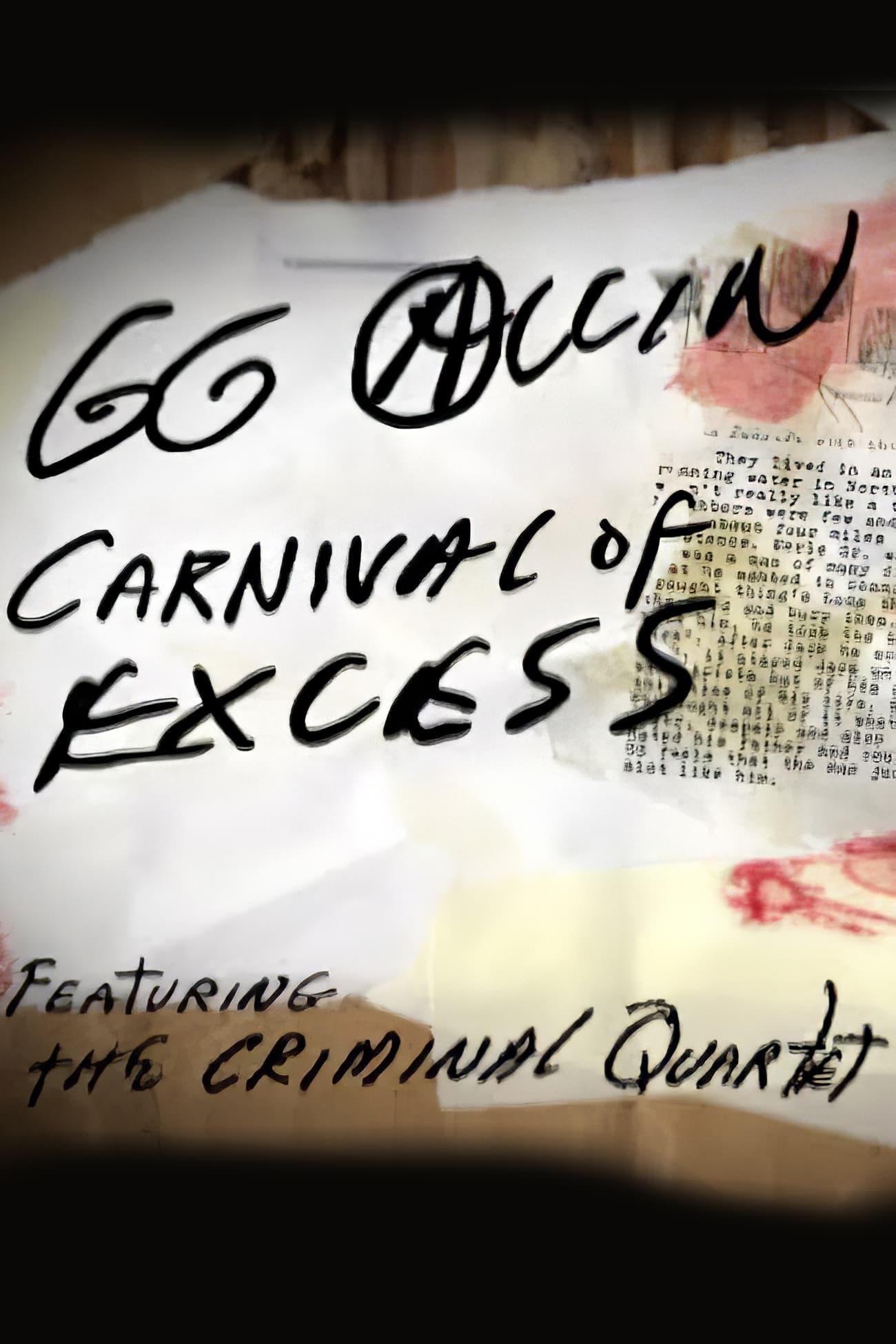 Carnival of Excess poster