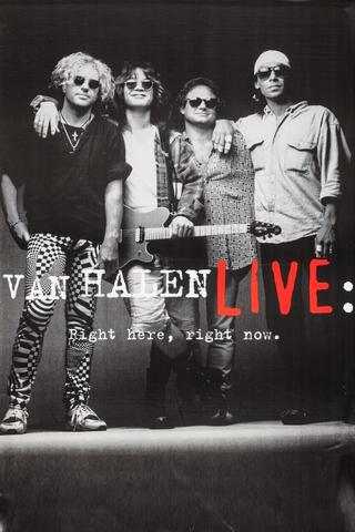Van Halen - Live: Right Here, Right Now poster
