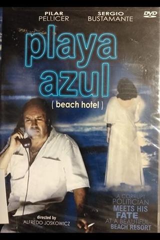 Playa azul poster