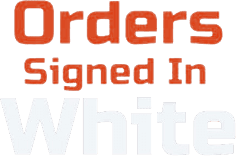 Orders Signed in White logo