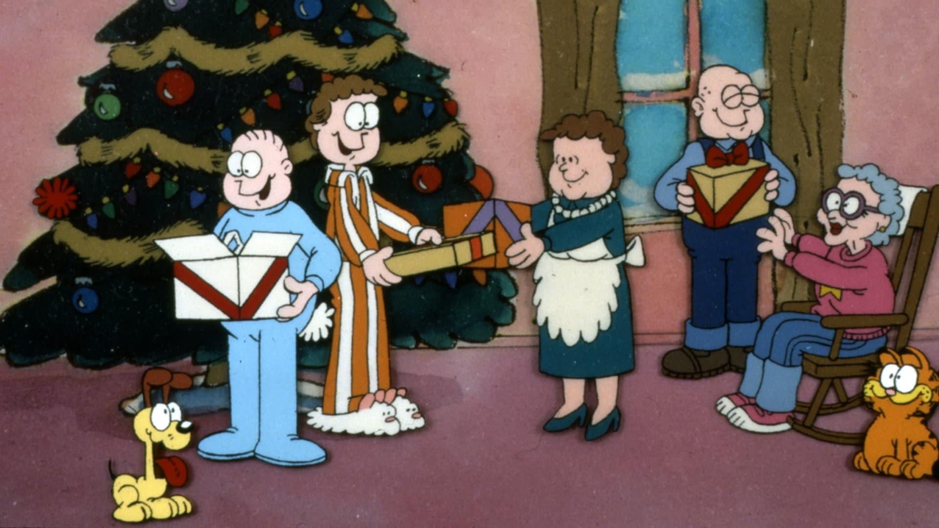 A Garfield Christmas Special backdrop