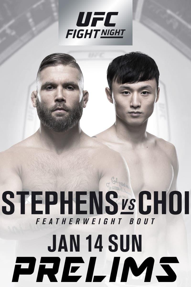 UFC Fight Night 124: Stephens vs. Choi poster