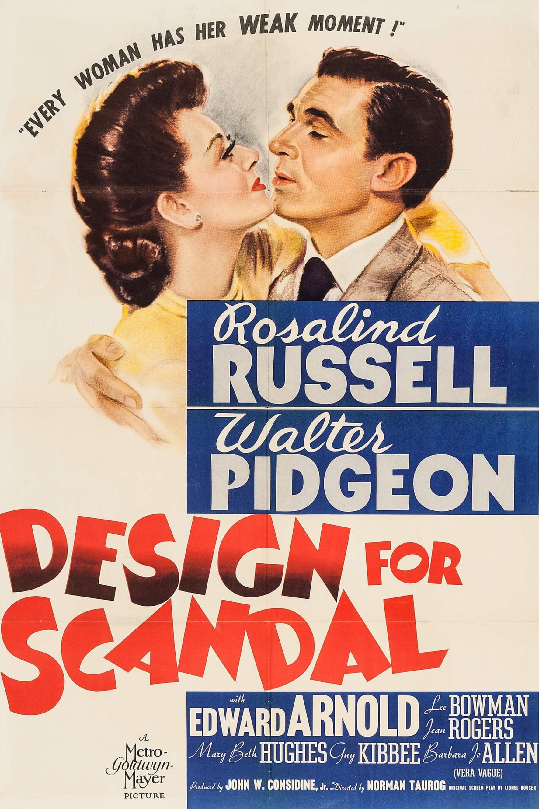 Design for Scandal poster