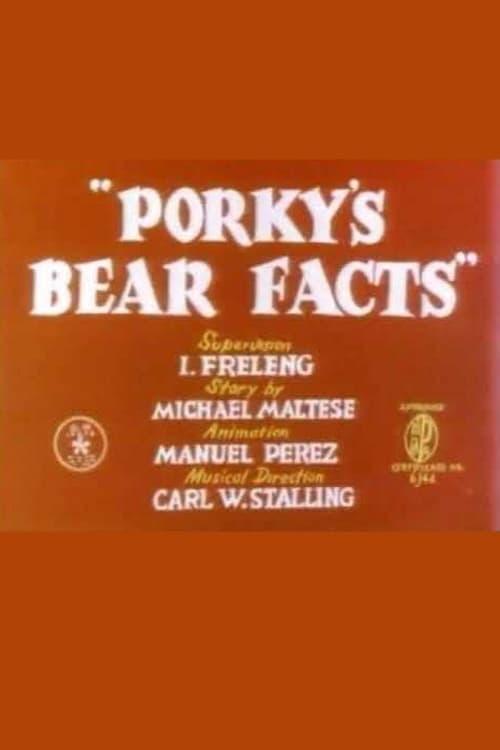 Porky's Bear Facts poster