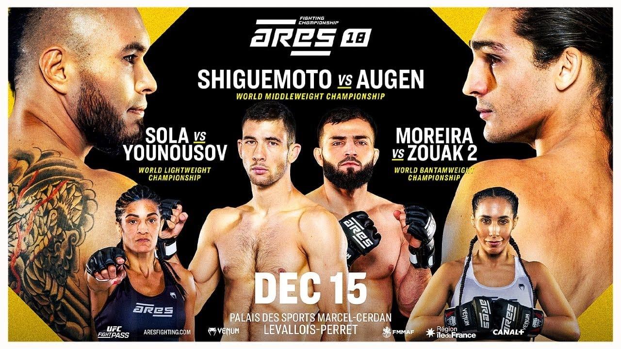 ARES Fighting Championship 18: Sola vs Younousov backdrop