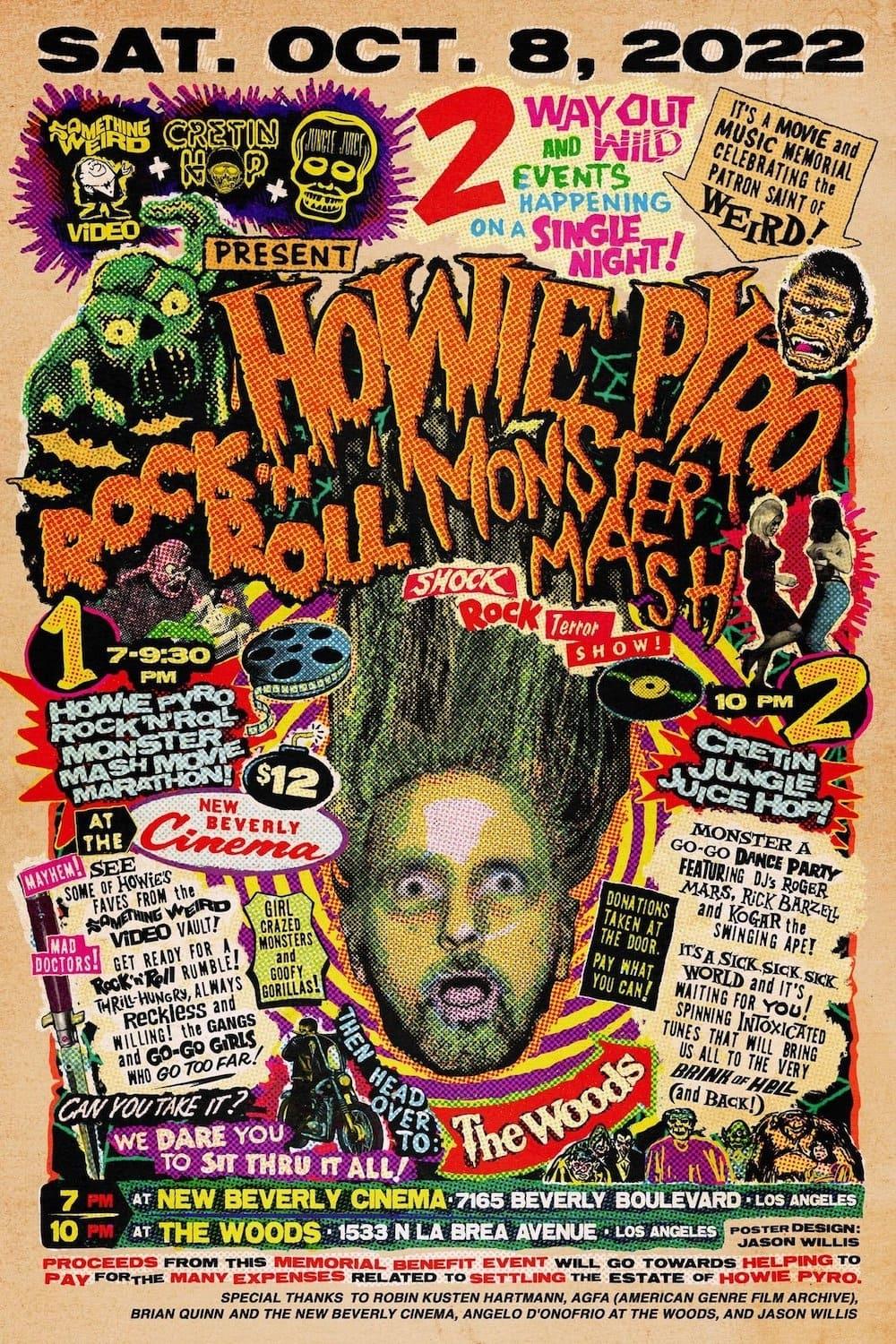 Howie Pyro Rock ‘n’ Roll Monster Mash! poster